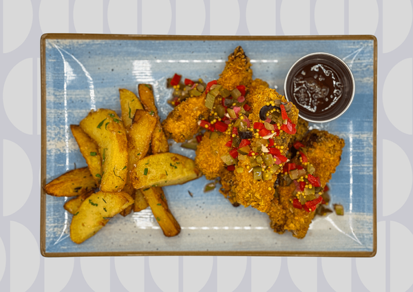 Crispy pork ribs